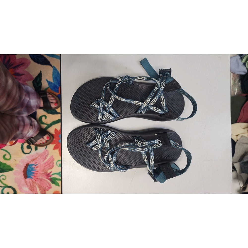 Chaco Z Cloud 2 Sandals Womens‎ Size 10 Blue Excellent Condition